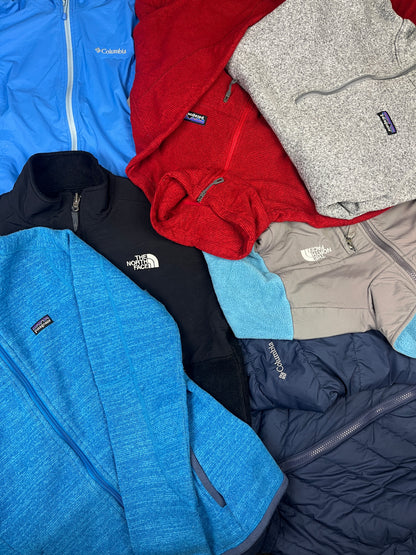 5x Premium Branded Winter Jackets & Fleeces